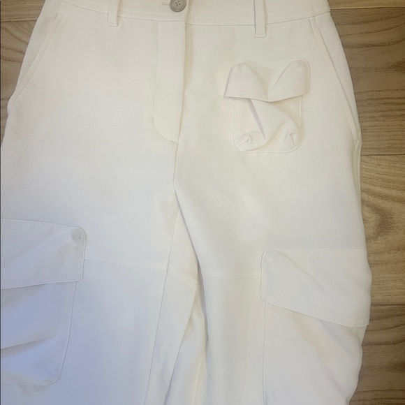 Wilfred Cream Cargo Pants Womens 0 y2k - Picture 2 of 6